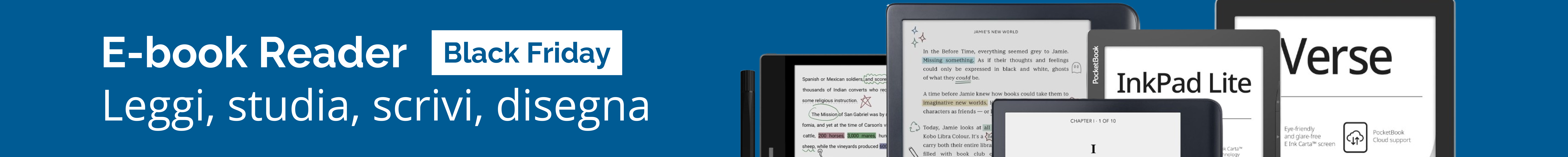 E-book Reader in sconto fino al -60%!